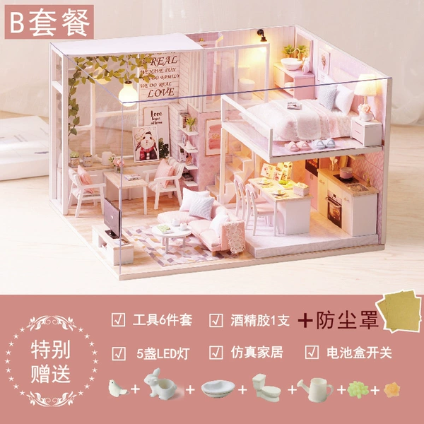 Quiet life+LED light+tool glue+dust cover