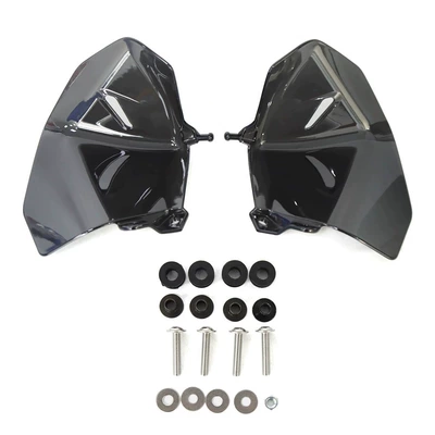 Suitable for Bmw R1300Gs 24-25 Years Modified Side Enlarged Windshield Side Panels, Guard Plates, Windshield Deflector Covers (Motorcycle front windshield) - black
