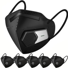 进气送风式电动孕妇KN95口罩排气风扇面罩防尘雾霾花粉过滤可清洗