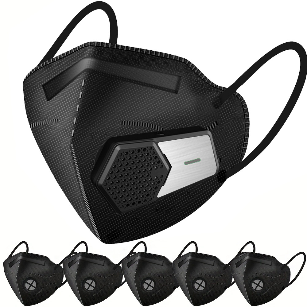 进气送风式电动孕妇KN95口罩排气风扇面罩防尘雾霾花粉过滤可清洗