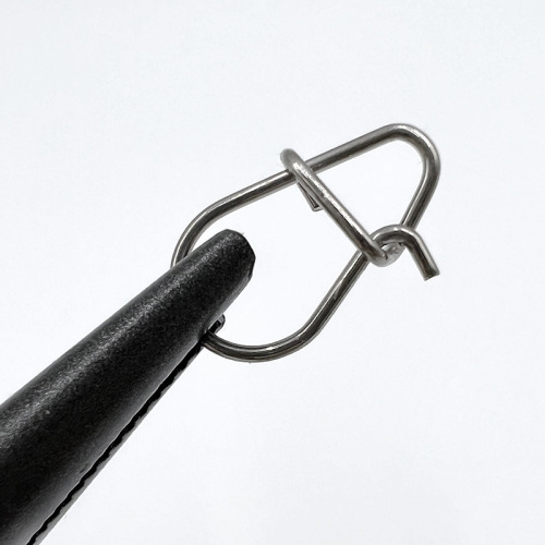 Hoop-shaped Lure Pin, Stainless Steel Reinforced Pin, Figure-8 Loop for Lure Attachments, Connector for Artificial Bait Accessories
