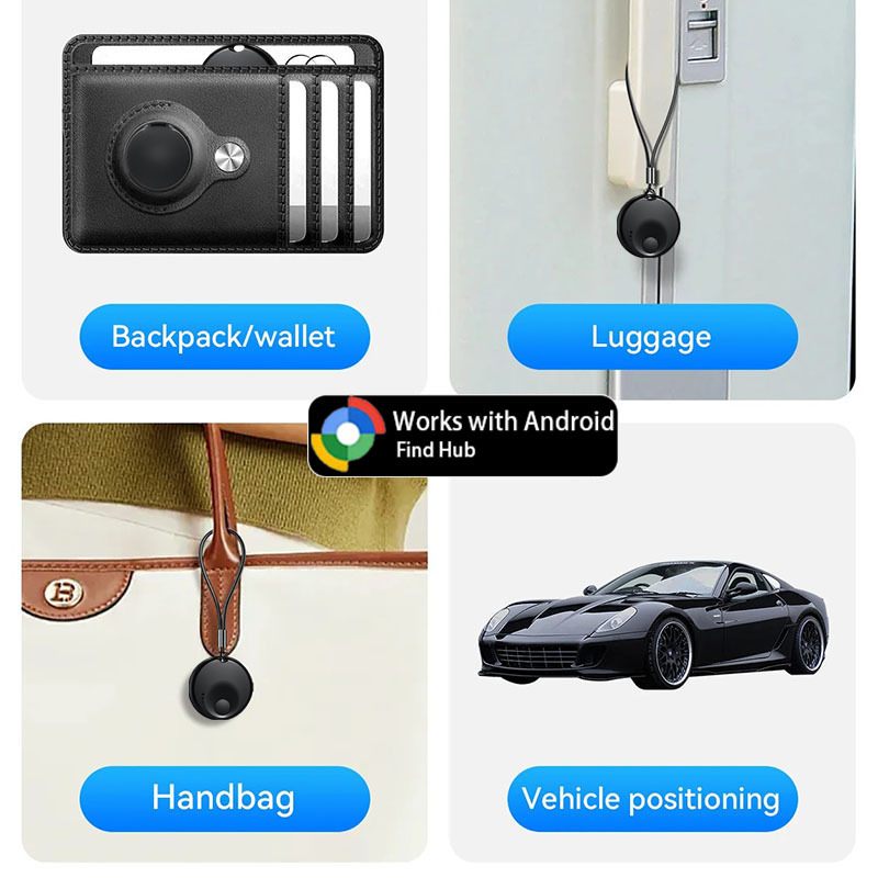 Çapraz sınır Android Google Android Kayıp Önleyici FindHub Konum Belirleyici Çanta Eşya İçin