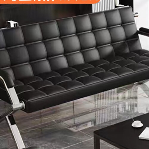 G3YN Reception Room Office Sofa and Coffee Table Set Simple Modern Business Meeting Simple Office Sofa for Three