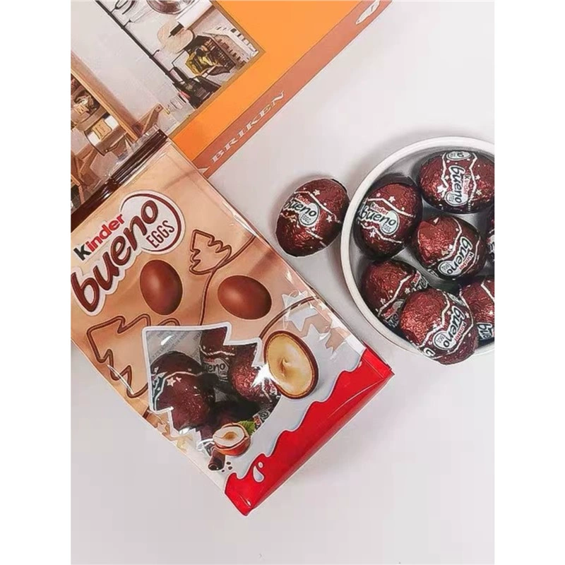 Кинда Kinder цветной орех hazelnut крем крем молочный шоколад яйцо сендвич сендвич рождественский подарок конфеты новогодние перекусы