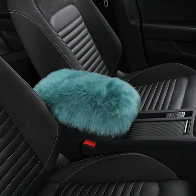 Armrest Wool Pad Popular Amazon: Armrest box - peacock-blue