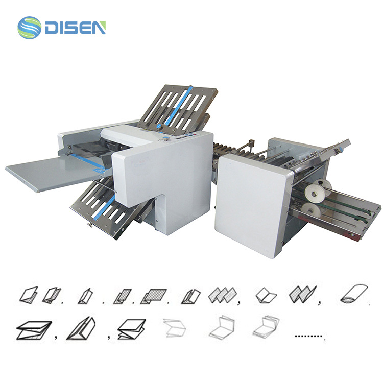 高速说明书折叠A3四梳+2梳跑道组合折页机十字折纸机生产线全自动