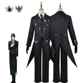 黑执事COS衣服赛巴斯cosplay服装塞巴斯蒂安燕尾服礼服全套cospla