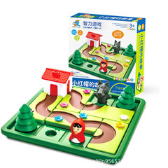 Little Red Riding Hood Puzzle Big Bad Wolf Parent-child Intelligence Clearance Children's Brain Puzzle Space Logical Thinking Science and Education Toy
