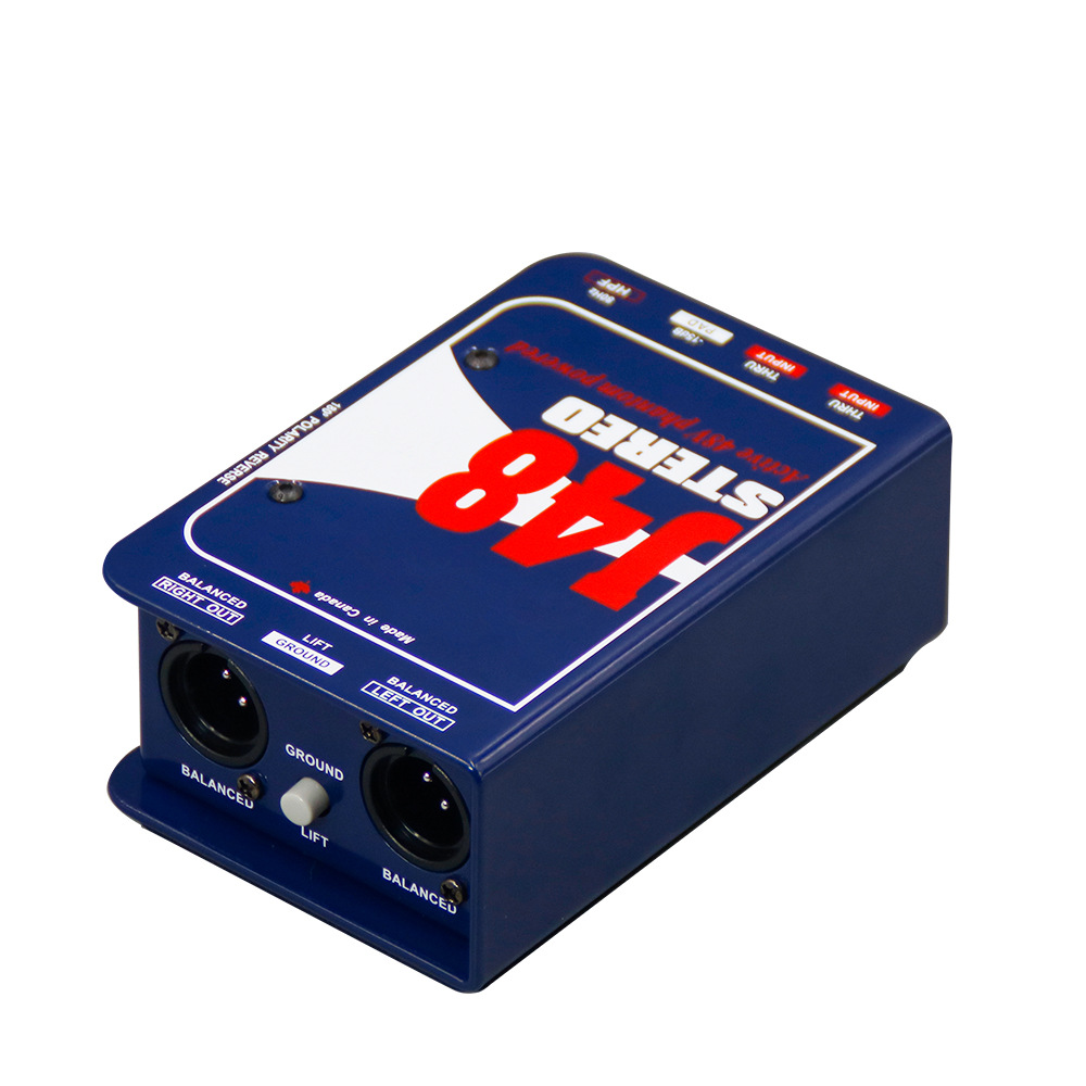 J48 PRO DI 록 일렉트릭 기타 일렉트릭 베이스 전기 박스 키보드 전자 음향 악기 J48 모노 디 박스