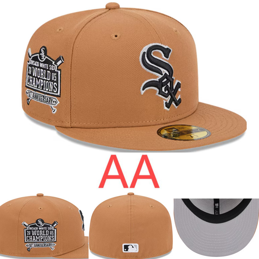 Sombrero de clase AA de alta calidad nueva gorra cerrada MLB gorra de béisbol para hombres y mujeres gorro bordado protector solar para exteriores