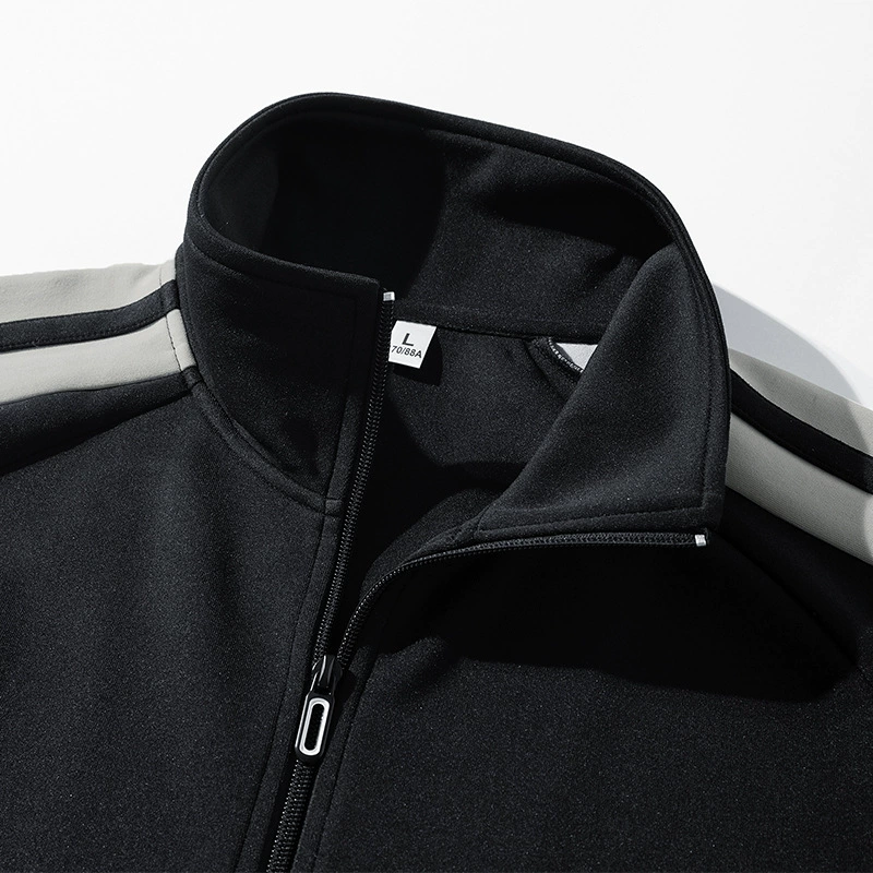 Sweatshirt jacket, demi-season zip-up oversized leisure sweatshirt, unisex, white/black/dark green