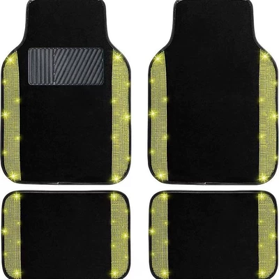 behalf of customers, Avtomobil döşəmə paspasları - car-floor-mat-2-3344cmcrystal-velvet-two-piece-set