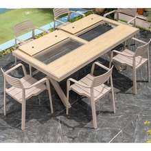 户外桌椅铸铝组合花园露天椅子桌子休闲阳台庭院室外桌椅套装