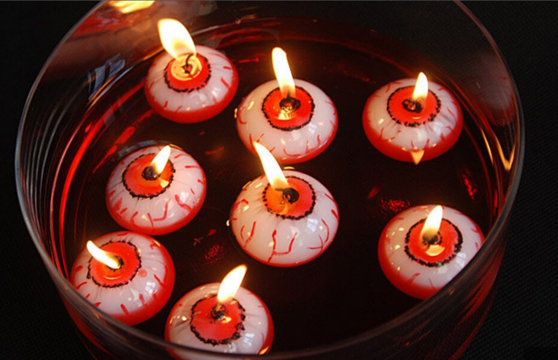 Party Decoration Eyeball Halloween Eye Float Candle_voghion.com