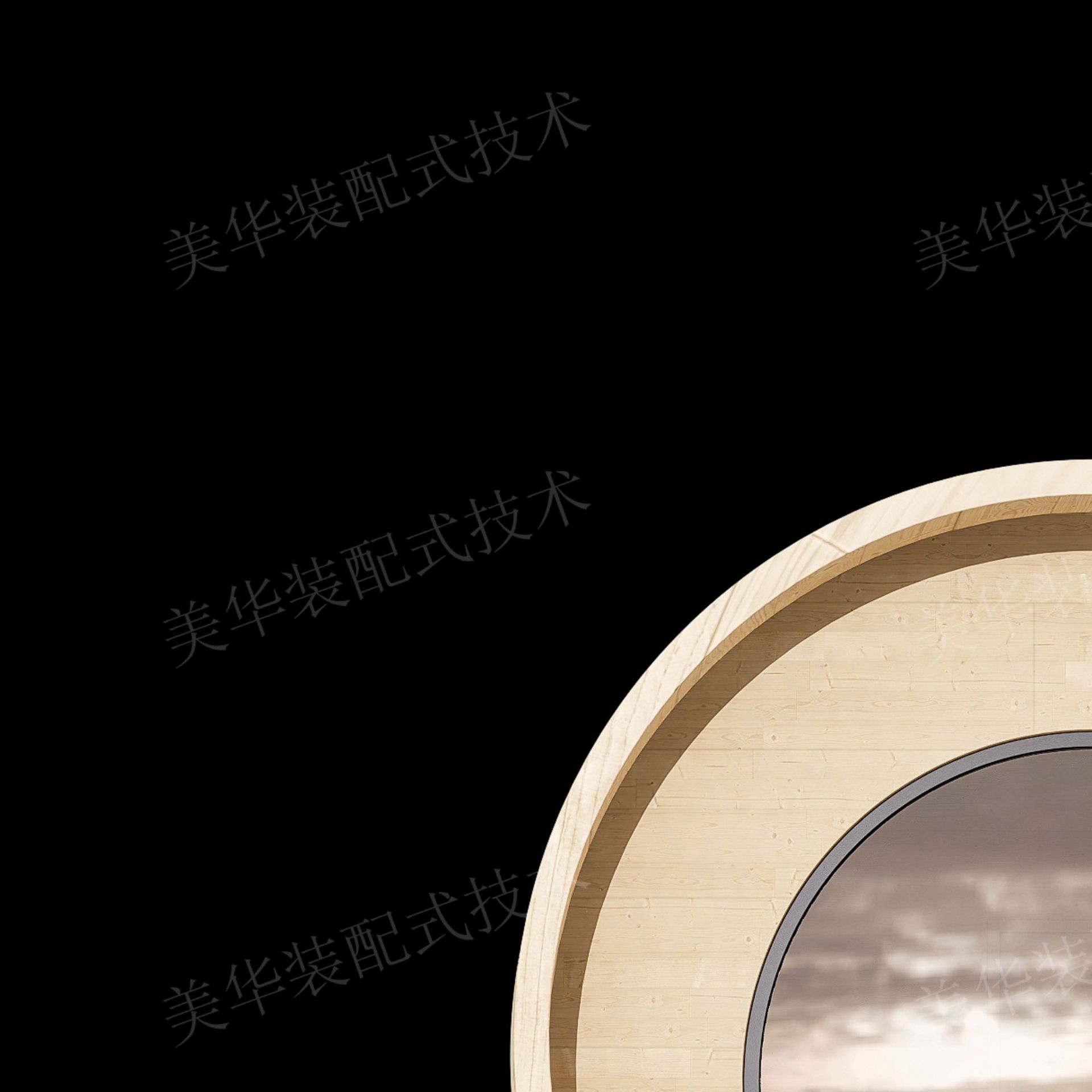 Casa de madera de barril al aire libre estilo cápsula espacial villa B & B camping al aire libre celebridad de Internet registro casa de madera