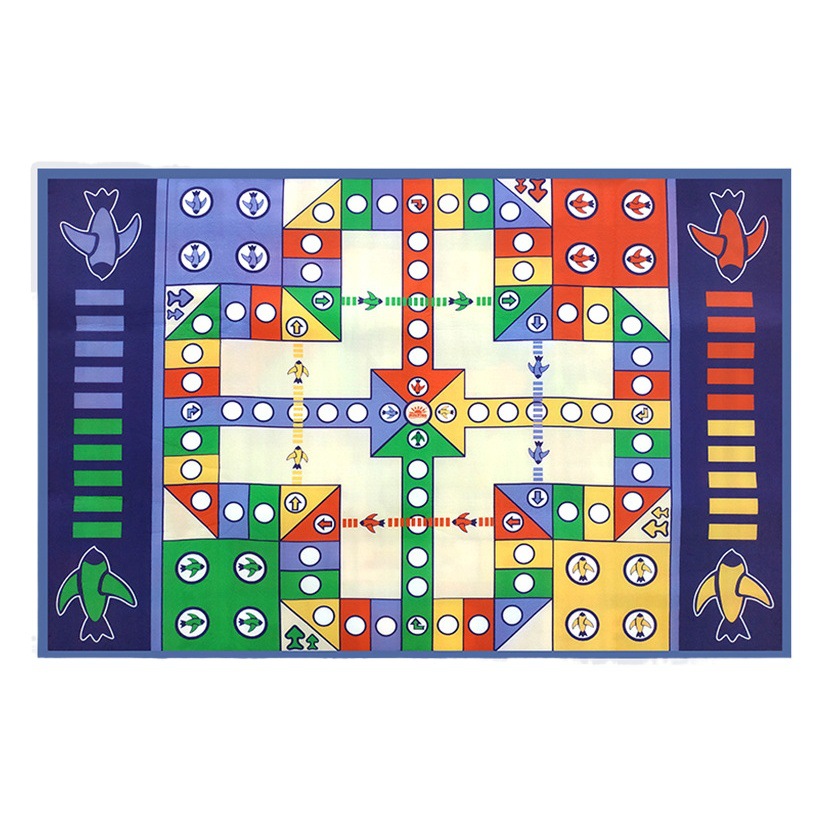 Flying Chess Carpet Dice Mat Large Adult Airplane Chess Game Children's Crawling Mat Love Apartment