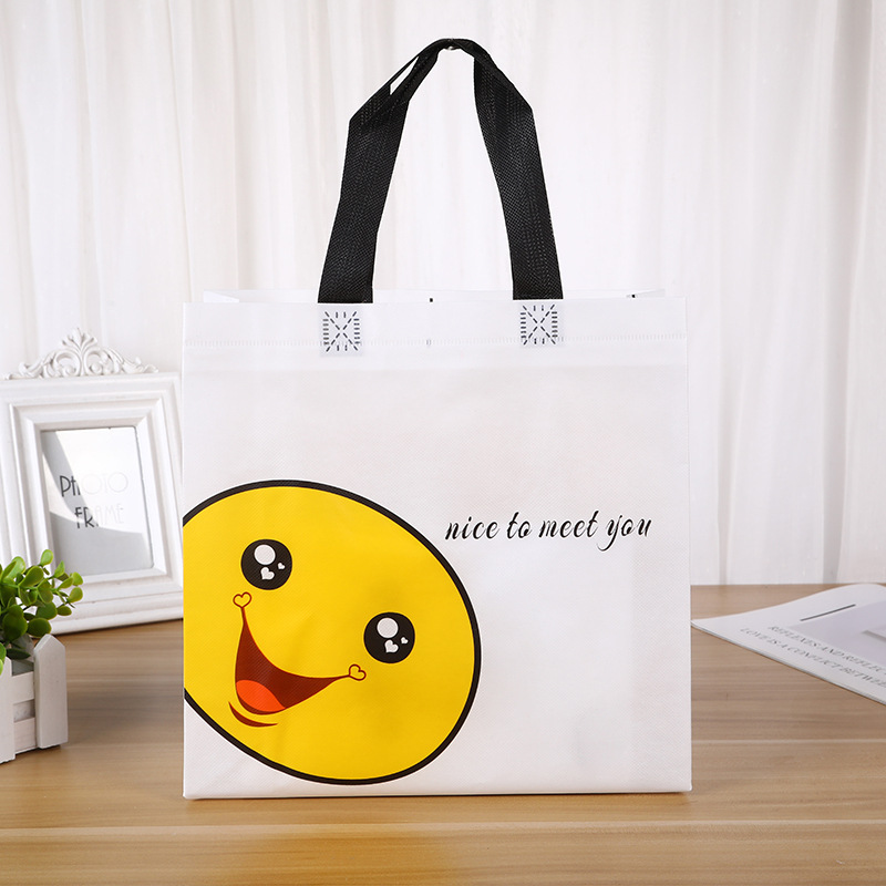 厂家直营覆膜高档无纺布外卖打包袋购物服装袋礼品饰品手提包装袋