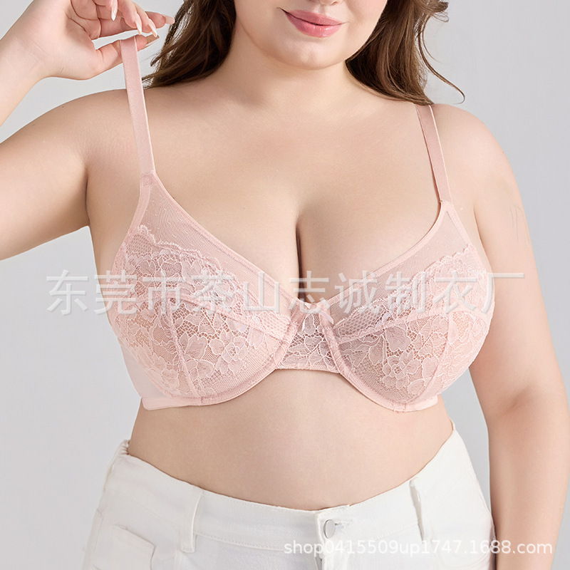 国境を越えたアマゾンの人気の供給ワイヤーフレームフルカバレッジ大きいサイズの下着外国貿易女性の大きな胸が小さく見えるレースのブラジャー|undefined