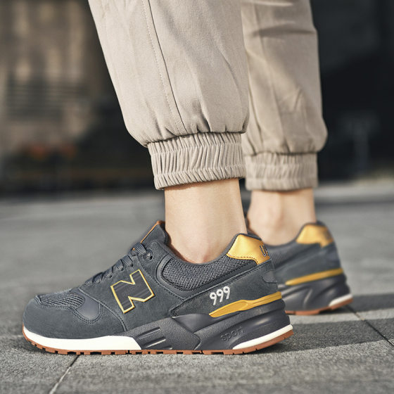 Spring and Autumn New Bailun cool running leather sneaker men's and women's N-word 999 couple casual running shoes women's shoes wholesale