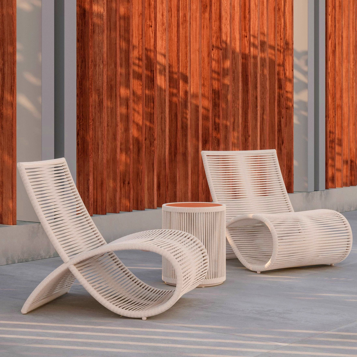 Sofá al aire libre patio sofá de caña impermeable alojamiento residencial hotel escénico muebles de aleación de aluminio creativo sofá único