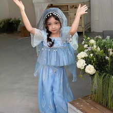 厂家儿童异域风情冰雪公主天竺少女套装女童汉服茉莉公主六一演出