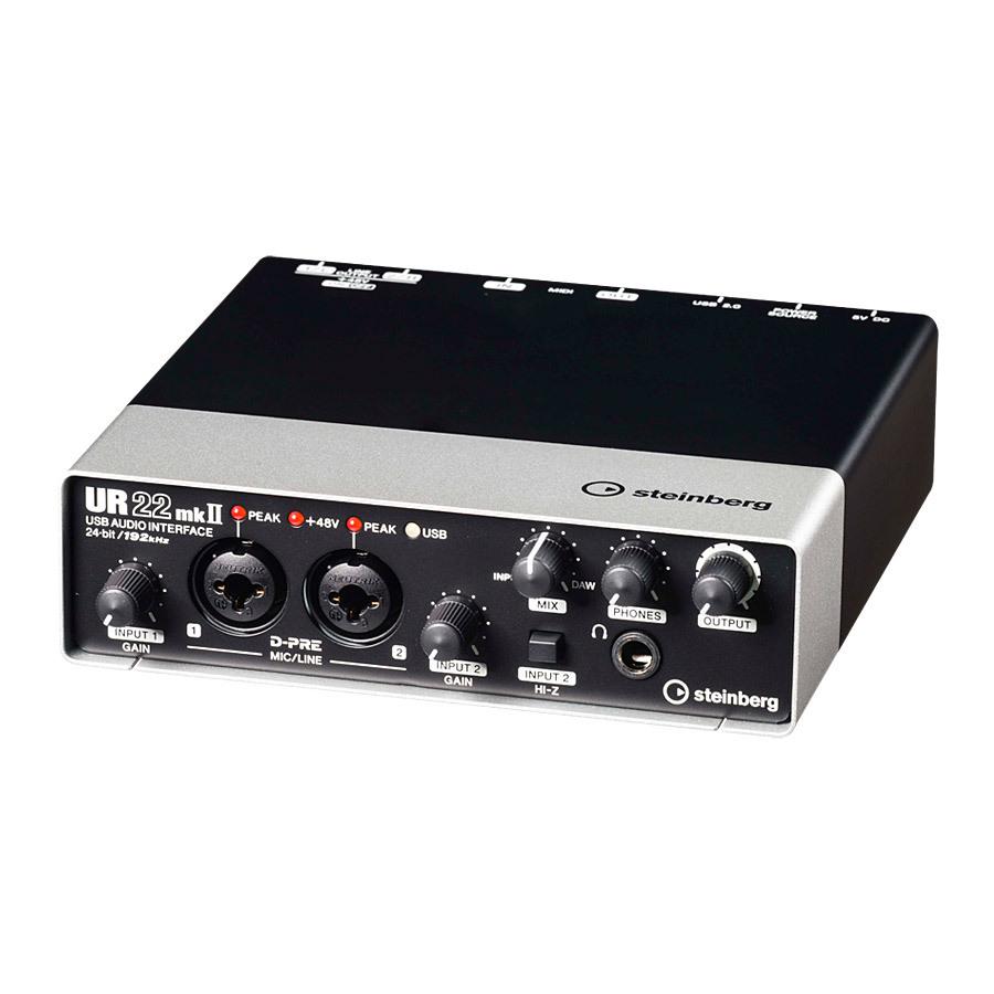 YAMAHA YAMAHA sound card UR22MKII major Arranger live broadcast go to karaoke music Recording equipment