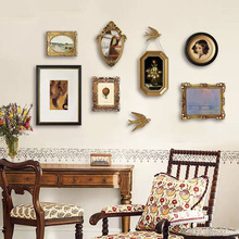 法式复古小众艺术轻奢组合挂画法式客厅沙发背景墙装饰画餐厅壁画