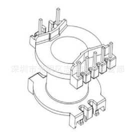PQ23高频骨架PQ2318变压器骨架通讯骨架立式5+2针D2301