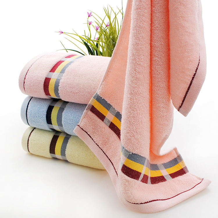 Manufacturer Wholesale Cotton Towel Great Wall Style British Plaid Jacquard Towel Daily Return Gift Supermarket Welfare Advertising Logo Manufacturer Wholesale Cotton Towel Great Wall Style British Plaid Jacquard Towel Daily Return Gift Supermarket Welfare Advertising Logo