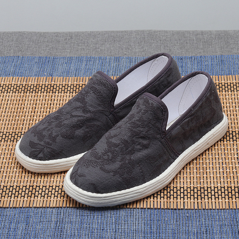 [Dark Gray] Jacquard Linen