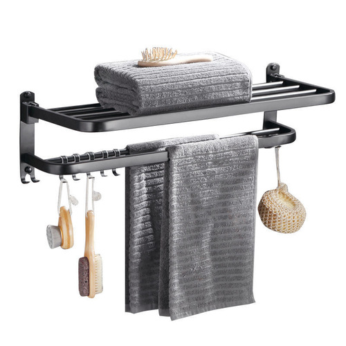 Bathroom rack without punching stainless steel towel rack toilet bathroom towel rack hotel bathroom hardware pendant