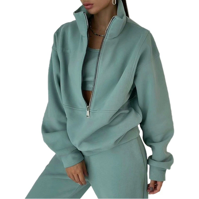 Весна 2025 года европейская и американская женская одежда Amazon из двух частей свитере