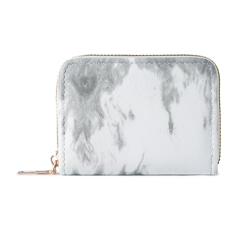 Fábrica directa 2024 nueva bolsa de tarjetas de órgano compacta y exquisita para mujeres gradiente multi-tarjeta bolso de cambio de cremallera de estudiantes