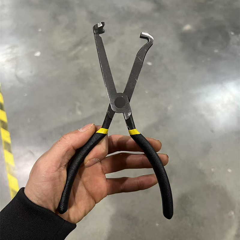 8inch 스트레이트 헤드 전원 끄기 펜치(노란색 및 검정색 손잡이)