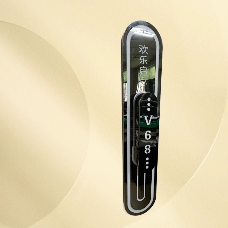 Nuevo gran acero inoxidable de alta calidad KTV Club Baño de pies hotel LED caja luminosa número de puerta luz de puerta