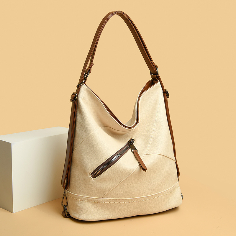 Transfronterizo avanzado sentong Qin bolso de mano de las mujeres 2023 nuevo bolso de hombro de moda de cuero suave mochila de gran capacidad bolso de las mujeres