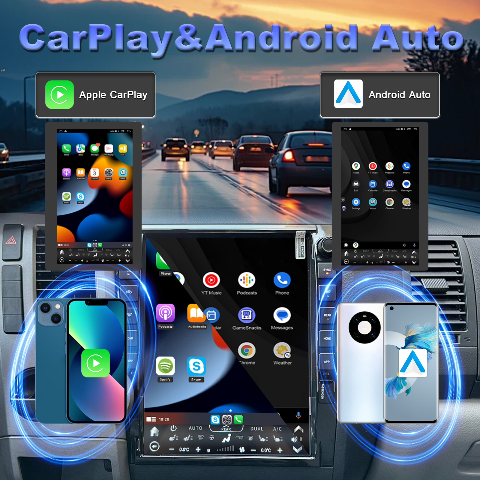 12.1Inch Tundra/Sequoia 2007-2013 Car Audio and Video Intelligent Navigator Car Gps Android Navigation