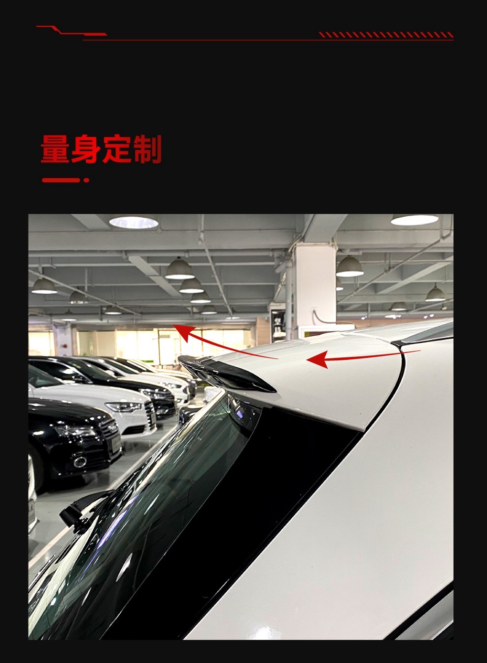 Applicable to 2015-2021 Mercedes-Benz C- Class Travel Edition s205 Wagon Top Fin Tail Fixed Wind Wing Cross-border Modified Parts