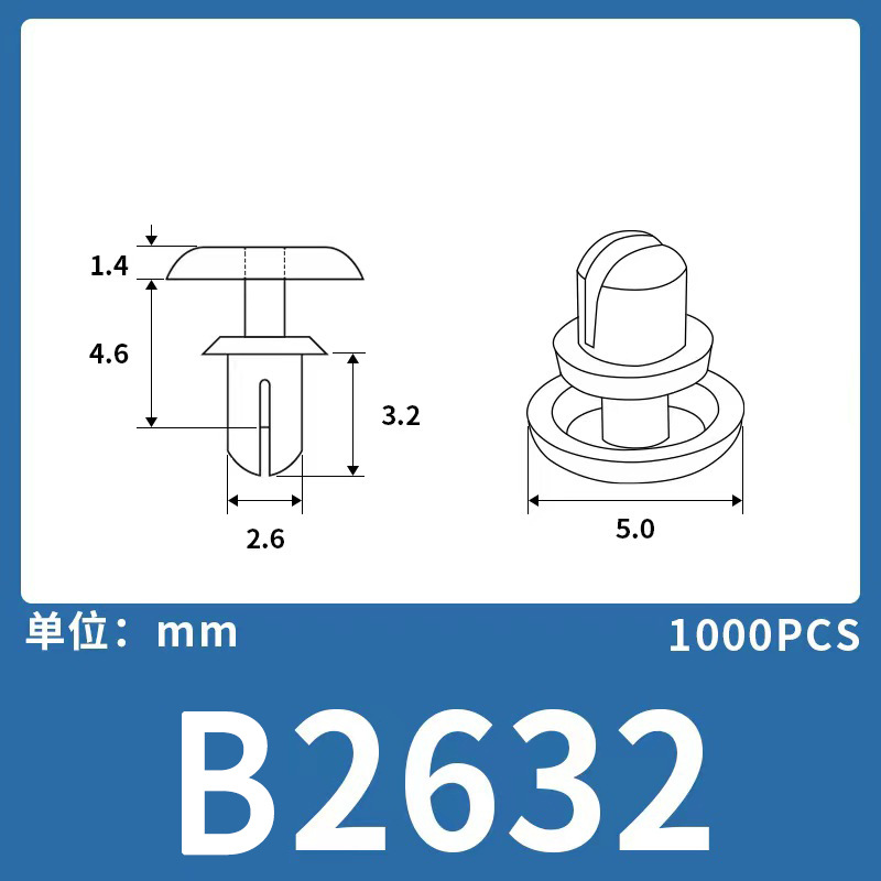 Expansión remache de nylon niño y madre hebilla de plástico hebilla de nylon remache fijo clip hebilla Blanco Negro