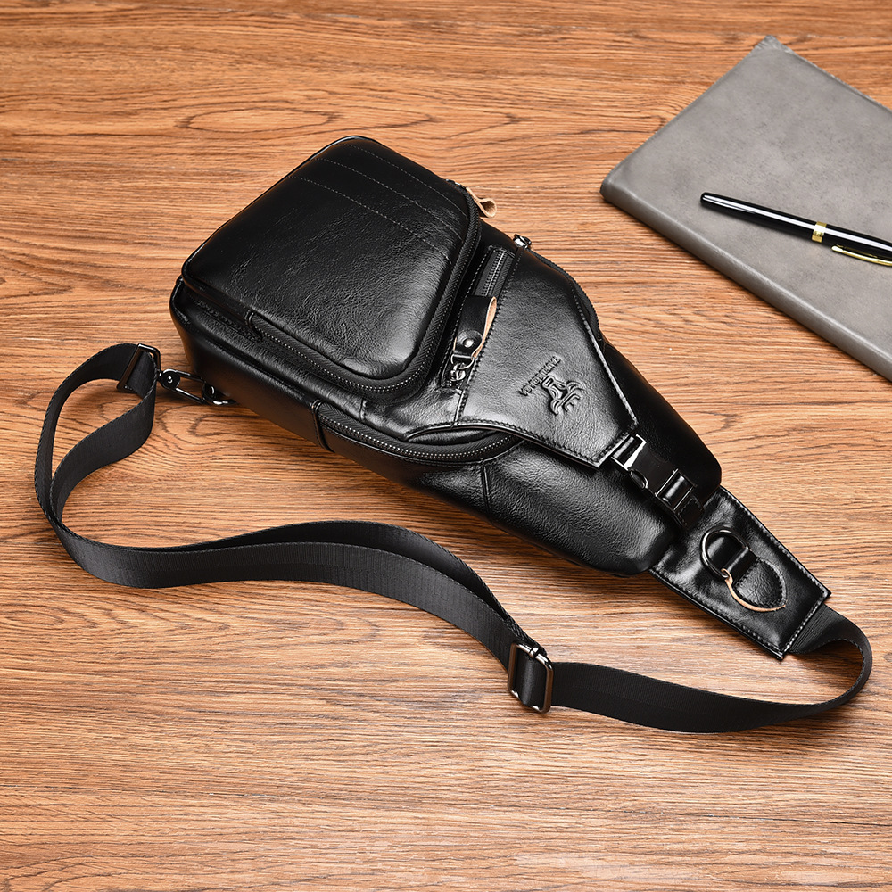 오일 왁스 가죽 블랙