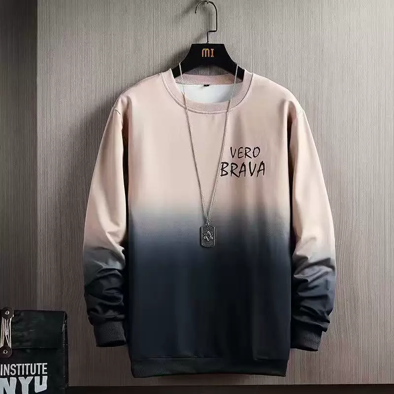 运动上衣男春秋季休闲卫衣男装搭配帅气潮牌宽松男士衣服痞帅长袖