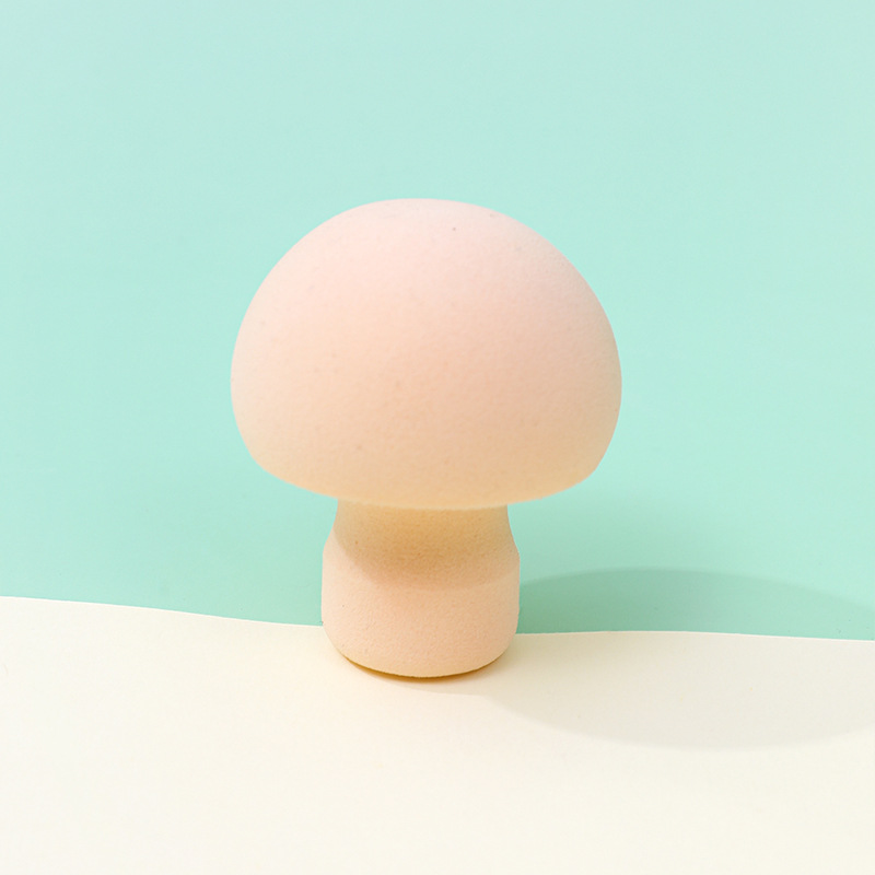 Fábrica de maquillaje de belleza transfronterizo personalizado cabeza de hongo de huevo esponja sin látex maquillaje de huevo soplo de polvo cojín herramientas de maquillaje al por mayor