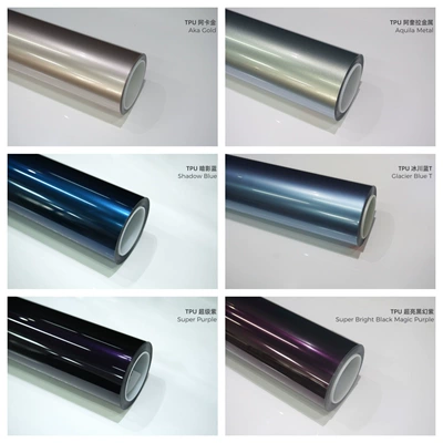 Car paint protective film, Color Ppf