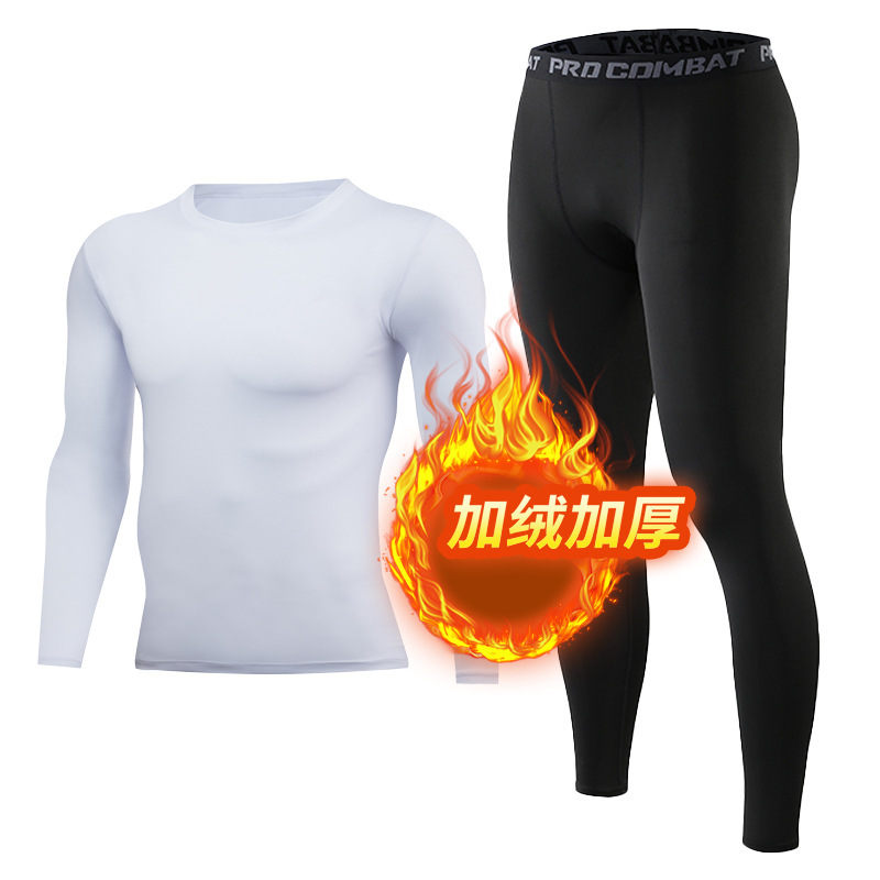 Sports Leggings Men's Fitness Running Blue Ball Pants Autumn and Winter Velvet High Elastic Quick-drying Breathable Body Shaping Training Suit Sports Leggings Men's Fitness Running Blue Ball Pants Autumn and Winter Velvet High Elastic Quick-drying Breathable Body Shaping Training Suit