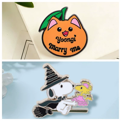 Kawaii Cartoon Character Badge – Yaxa sancaqları