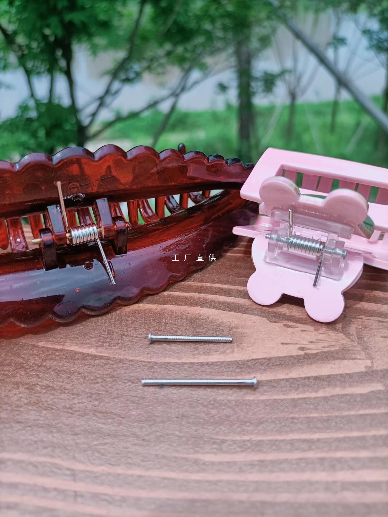 不锈钢发夹弹簧夹子扭簧V型弹簧定 做各种发扎发夹弹簧配件