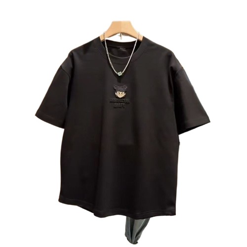 Children's Short Sleeve 2025 New Summer Netease Print Loose Casual Half Sleeve T-Shirt Men's Fashion Short Sleeve Top