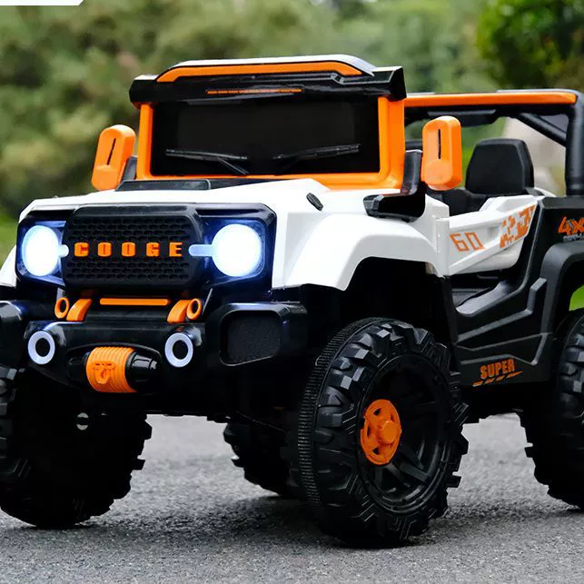 Электрический детский внедорожник 4x4, радиоуправляемая игрушка, варианты с 12 В и кожаным сиденьем
