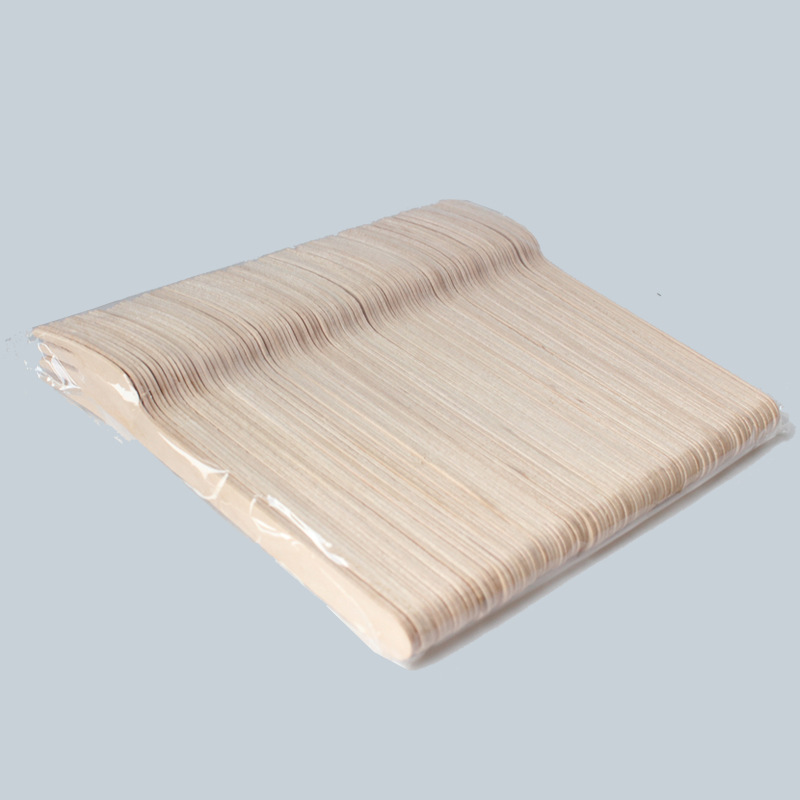 140 cuchillos y tenedores desechables cucharas de tres piezas set cubiertos de madera ecológicos set para llevar filete cuchillo de madera postre cucharas de madera