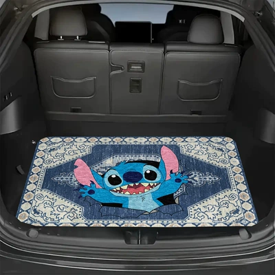 Crystal Velvet Floor Mat Nick | Avtomobil döşəmə paspasları - persian-cartoon-trunk-mat-5-75100cm-trunk-mat